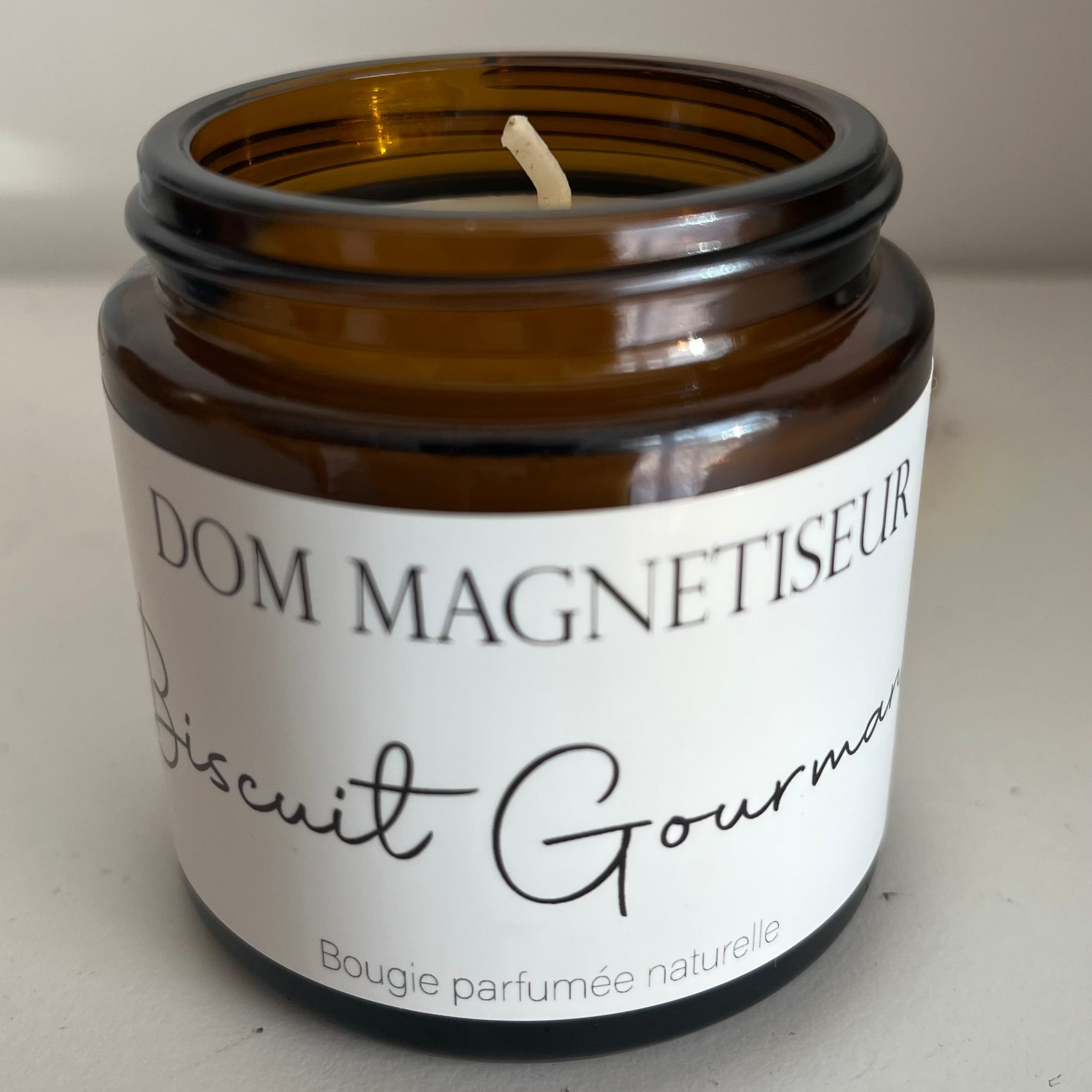 Bougie Naturelle 100% – Biscuit gourmand– 20h