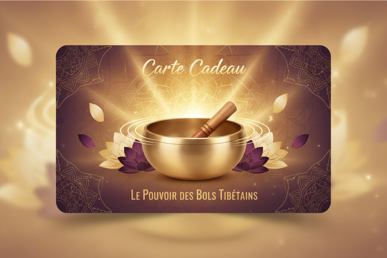 Carte cadeau le pouvoir des bols tibétains
