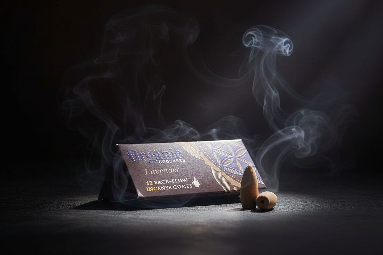 Fond fumée d'encens Lavender