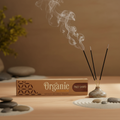 Palo Santo Masala fond zen avec fumée