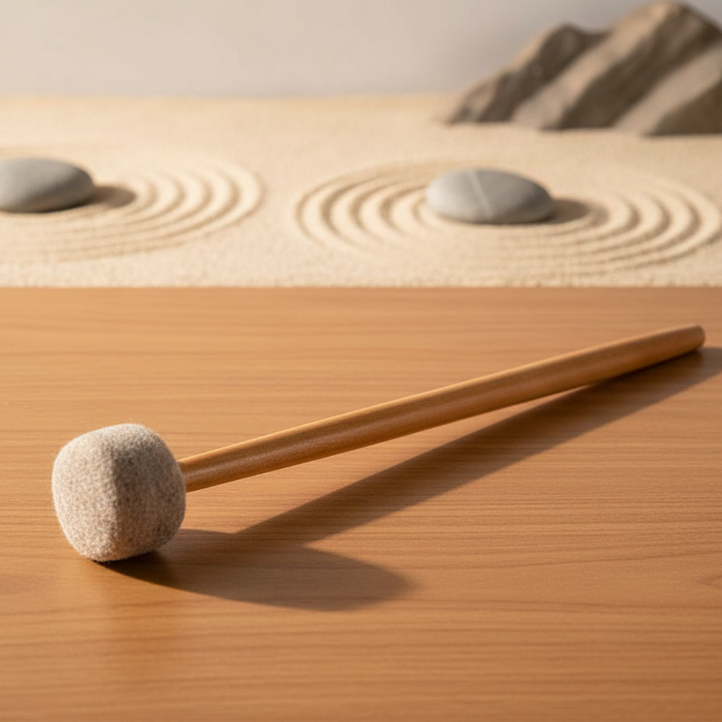 Maillet S fond zen épuré