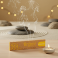 Sandalwood Masala fond zen avec fumée