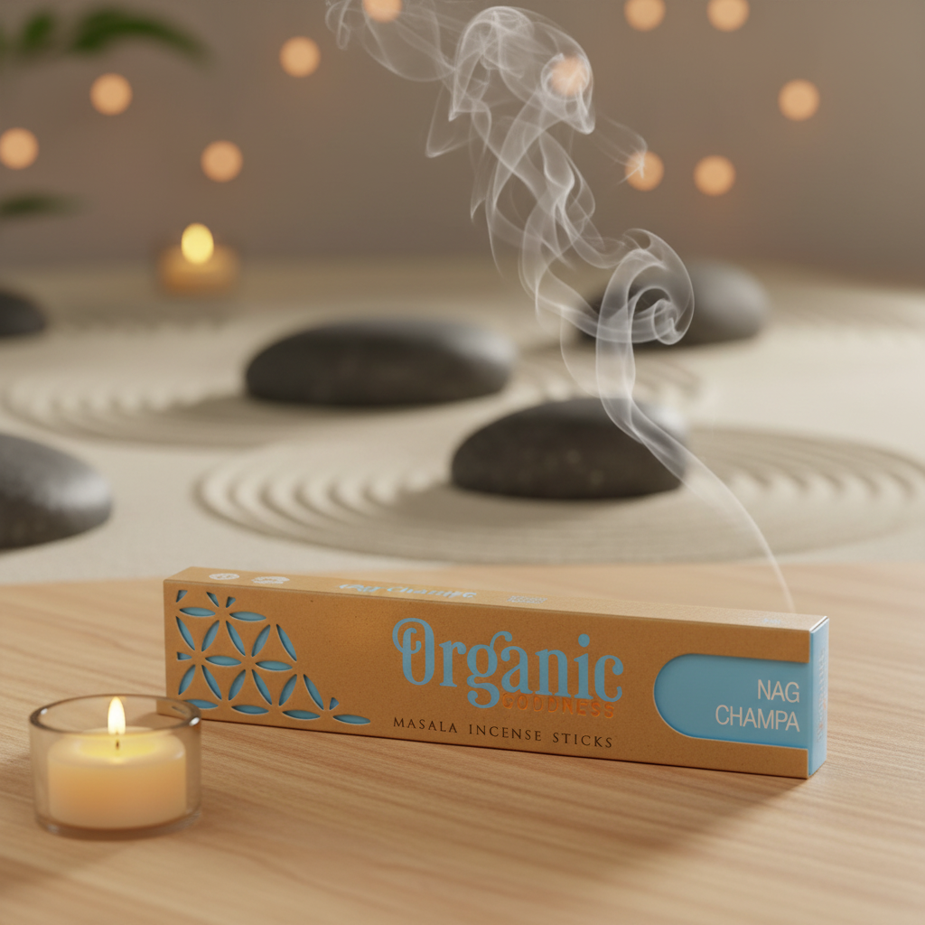 Nag Champa fond zen avec fumée
